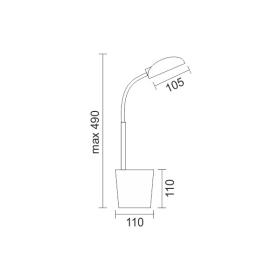 ΦΩΤΙΣΤΙΚΟ LED ΓΡΑΦΕΙΟΥ 5W