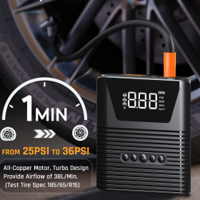 Jump Starter / Air Compressor / Φακός HLC-JST-1