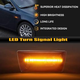 Dynamic LED Φλας Φτερού Φιμέ - OPEL ASTRA H / CORSA D / ZAFIRA B / INSIGNIA