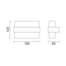 ΑΠΛΙΚΑ ΕΞΩΤΕΡΙΚΟΥ ΧΩΡΟΥ ΟΒΑΛ 2*6 W
