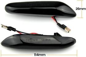Dynamic LED Φλας Φτερού Φιμέ - BMW E46 / E60 / E61 / E90 / E91 / E81 / E87 / E82 / E88 / E83 / E84 / E92 / E93 / X3 / X1