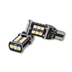 Λάμπα Led Heleco T15 (W16W) 12/24V SMD2835 CANBUS ΛΕΥΚΟ