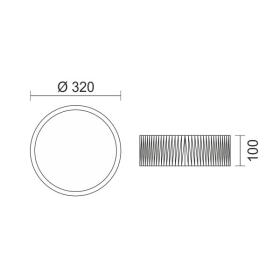 ΠΛΑΦΟΝΙΕΡΑ ΟΡΟΦΗΣ LED CCT 18W 3000K | 4000K | 6000K