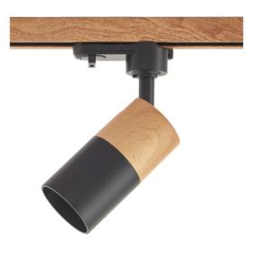 ΣΠΟΤ ΡΑΓΑΣ GU10 ΜΑΥΡΟ/ΞΥΛΟ ΜΟΝΟΦΑΣΙΚO