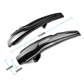 Dynamic LED Φλας Καθρέπτη Φιμέ - MERCEDES BENZ C Class / S Class / GLC Class / E Class / V Class