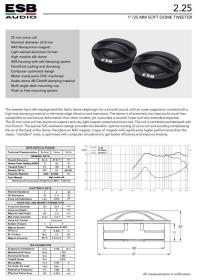 Ηχεία Αυτοκινήτου – ESB 2.6K2X