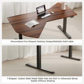 Γραφείο - Eureka Ergonomic® ERK-EDI-FS-WN 141.2x177.8x121.9 εκ.