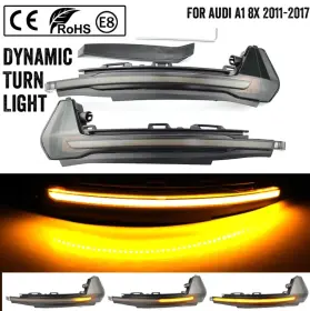 Dynamic LED Φλας Καθρέφτη Φιμέ - AUDI A1 (8X)
