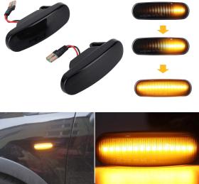 Dynamic LED Φλας Φτερού Φιμέ - FIAT ABARTH / PEUGEOT / CITROEN / LANCIA