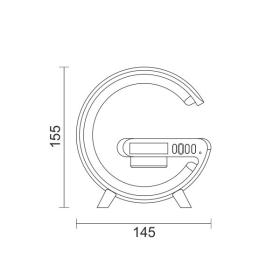 ΦΩΤΙΣΤΙΚΟ LED ΓΡΑΦΕΙΟΥ ΜΕ HXEIO BLUETOOTH KAI ΒΑΣΗ ΑΣΥΡΜΑΤΗΣ ΦΟΡΤΙΣΗΣ CCT