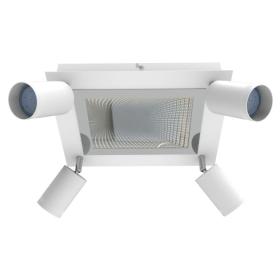 ΠΛΑΦΟΝΙΕΡΑ 9W 3000K+GU10 ΛΕΥΚΟ