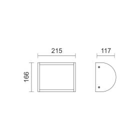 ΑΠΛΙΚΑ LED ΕΞΩΤΕΡΙΚΟΥ ΧΩΡΟΥ 10W 3000K