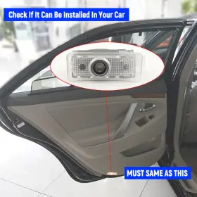 Λογότυπο πόρτας LED για - Mercedes (W117 / W207 / W205 / W218)