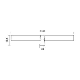 ΛΟΥΤΡΟΥ ΤΡΙΓΩΝΟ 20W IP44 3000K