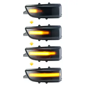 Dynamic LED Φλας Καθρέφτη Φιμέ - VOLVO C30 / C70 / S40 / V40 / V50 / V70 / S60 / S80