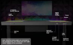 Gaming Γραφείο - Eureka Ergonomic® ERK-GD-I55-B 140x70x76,5cm