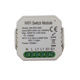 Smart Module WiFi - Διακόπτης Μονός (Switch 1gang)