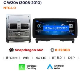 CARMEDIA CMFZ41025 PRO 10.25'' OEM MERCEDES C (W204) NTG4.0 2007-2011