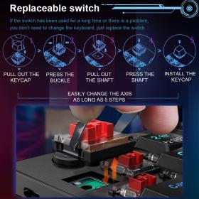 Gaming πληκτρολόγιο - Redragon Sion K653-RGB