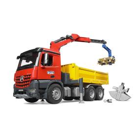 Φορτηγό Mercedes μεταφοράς παλετών με 2 παλέτες - Bruder #03651