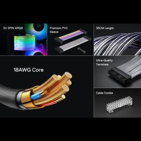 Gaming Αξεσουάρ - Redragon GCP06 RGB Power Extension Cable