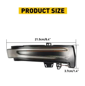 Dynamic LED Φλας Καθρέφτη Φιμέ - MERCEDES-BENZ