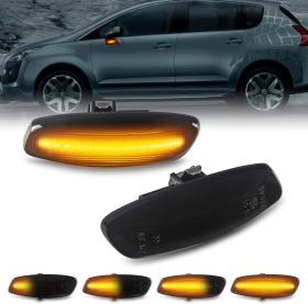 Dynamic LED Φλας Φτερού Φιμέ - PEUGEOT 207 / 308 / 3008 / 5008 / CITROEN C3 / C4 / C5 / DS3 / DS4