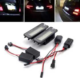 Φώτα πινακίδας LED για - VW / SEAT / PORCHE / SKODA (GOLF 4/5/6 - PASSAT B6/B7/CC/ - AMAROK - ARTEON - BORA - NEW BEETLE - EOS - POLO - PHAETTON - SCIROCO - T-ROC)