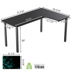 Γραφείο - Eureka Ergonomic® ERK-CD-L01L-60B-V4