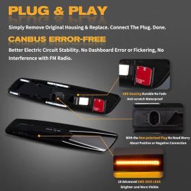 Dynamic LED Φλας Φτερού Φιμέ - BMW Series 1/3/5/X1/X3