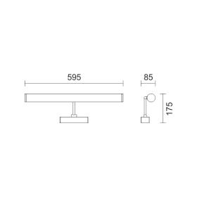 ΦΩΤΙΣΤΙΚΟ ΛΟΥΤΡΟΥ LED ΡΥΘΜΙΖΟΜΕΝΟ 18W 4000K