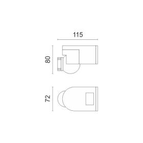 Σένσορας κίνησης υπέρυρθρων τοίχου