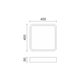 ΠΛΑΦΟΝΙΕΡΑ LED 32W 3000K