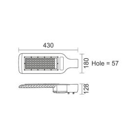ΦΩΤΙΣΤΙΚΟ ΔΡΟΜΟΥ LED HPL 60W 5000K