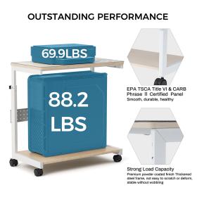 Βάση Μονάδας Η/Υ - Eureka Ergonomic® ARCH-MW-EU 64x30x58-73cm