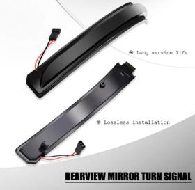 Dynamic LED Φλας Καθρέπτη Φιμέ - Mercedes A class (W169) facelift / B class (W245) facelift