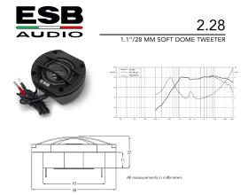 Ηχεία Αυτοκινήτου – ESB 2.6K2XP
