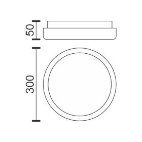 ΠΛΑΦΟΝ SMART 24W RGB+W