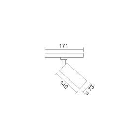 ΣΠΟΤ ΡΑΓΑΣ 30W 4000Κ ΜΑΥΡΟ ΓΙΑ ΜΑΓΝΗΤΙΚΗ ΡΑΓΑ