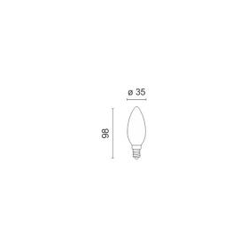 ΛΑΜΠΤΗΡAΣ E14 EDISON Dimmable 40W 2200K