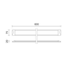 ΓΡΑΜΜΙΚΟ ΦΩΤΙΣΤΙΚΟ LED 18W CCT