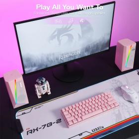 Gaming Ηχεία - Redragon Anvil GS520P RGB (PINK)