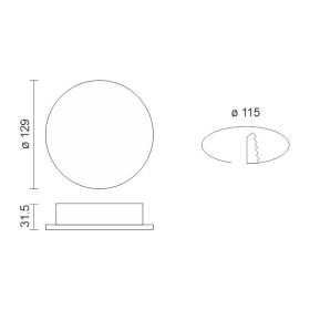 ΧΩΝΕΥΤΟ ΣΤΕΓΑΝΟ SMD 18W 4000K
