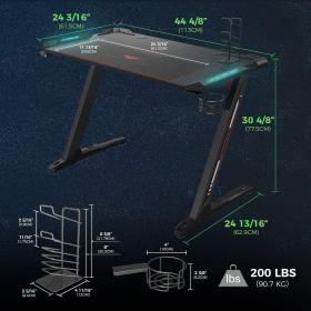 Gaming Γραφείο - Eureka Ergonomic® ERK-EDK-Z1S-V3D