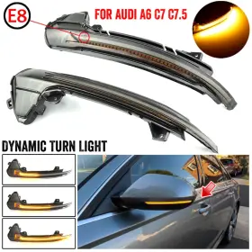 Dynamic LED Φλας Καθρέφτη Φιμέ - AUDI A6 / RS6