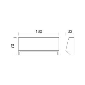 ΑΠΛΙΚΑ LED ΕΞΩΤΕΡΙΚΟΥ ΧΩΡΟΥ 3W CCT