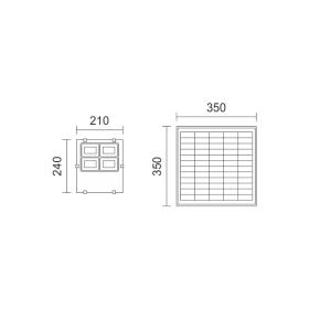 ΗΛΙΑΚΟΣ ΠΡΟΒΟΛΕΑΣ LED ΜΕ ΕΠΙΛΟΓΗ ΑΠΟΧΡΩΣΗΣ ΦΩΤΙΣΜΟΥ 100W [ 3000K | 4000K | 6000K ]