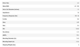 Ηχεία Αυτοκινήτου - DD AUDIO VO-MN6.5 / Τεμάχιο