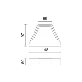 ΑΠΛΙΚΑ LED ΕΞΩΤΕΡΙΚΟΥ ΧΩΡΟΥ 5W 3000K