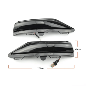 Dynamic LED Φλας Καθρέπτη Φιμέ - FORD Fiesta ST Line MK8 / Fiesta MK8 (2019)